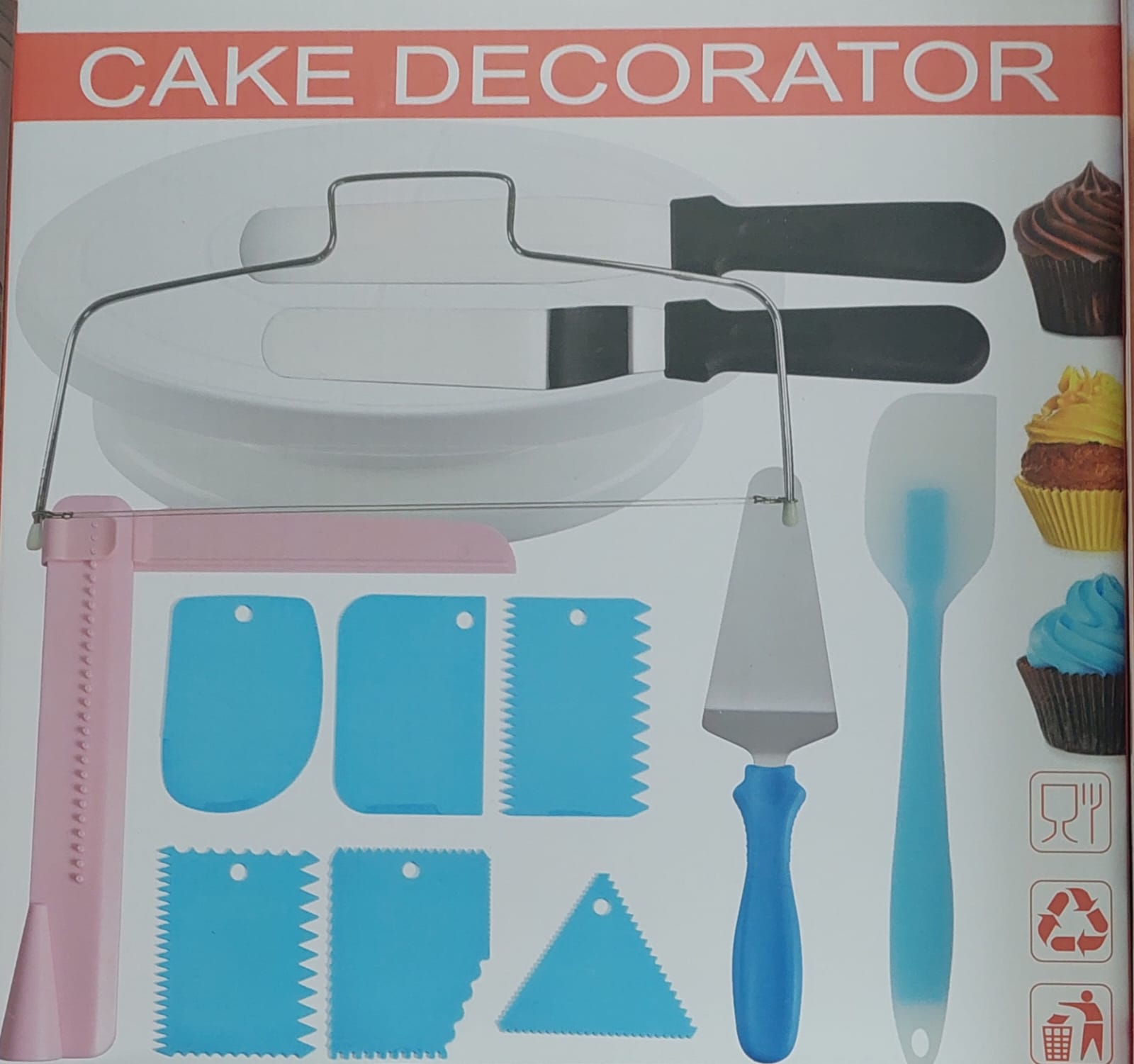 SET DE PASTELERIA DECORATIVO C/CORTADOR PREMIUM 13 PCS BY-43