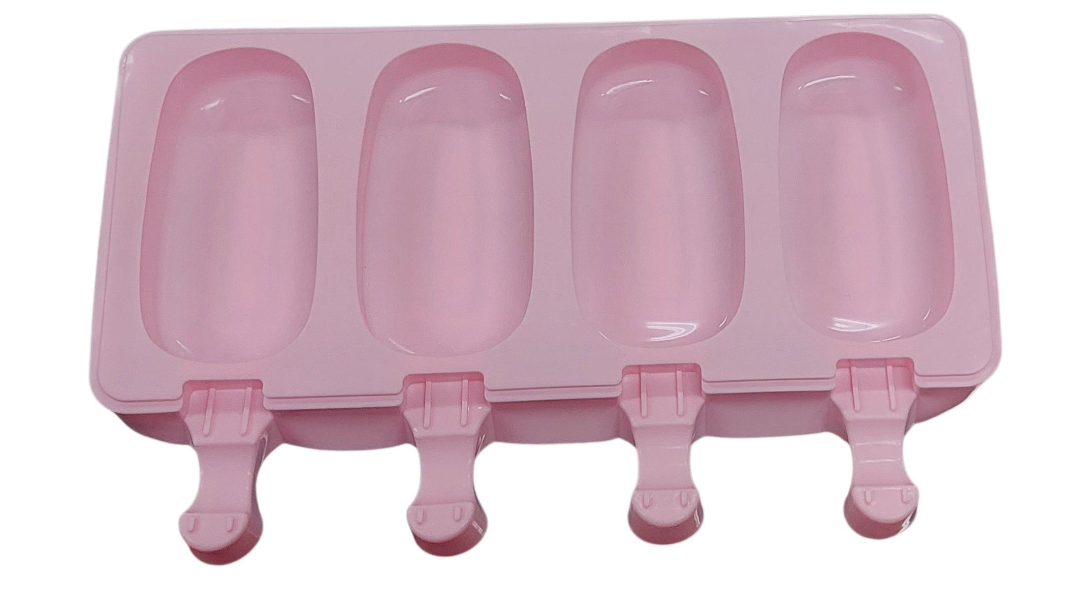 MOLDE SILICONA PALETA HELADO GRANDE X 4 UNIDADES 26X12 CM -BM0179