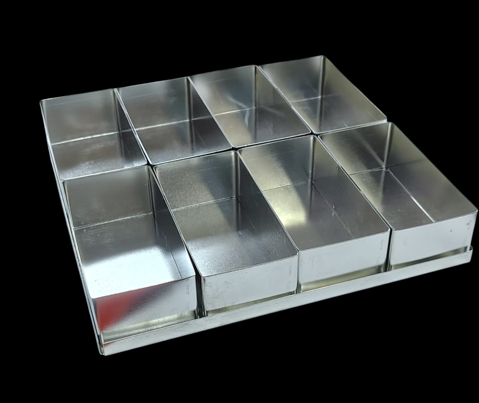 SET MINI TORTA RECTANGULAR MED. ART. 1030 [6X12 cm c/LINGOTE)